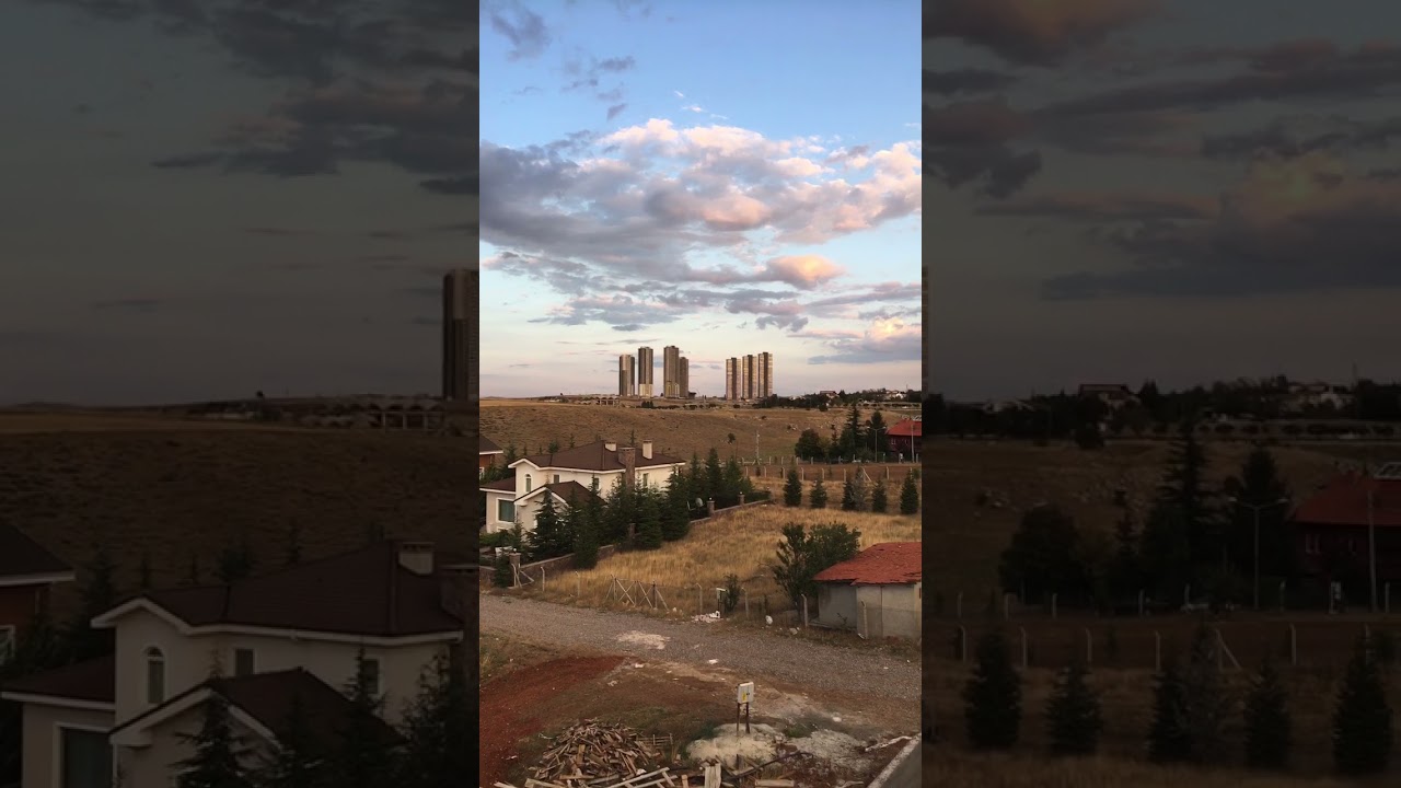 Ankara İncek’ten manzaralar