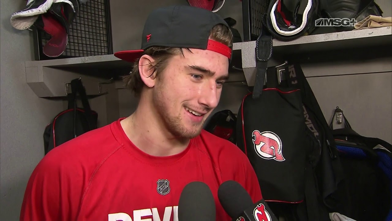 Michael McLeod Excited for NHL Debut | New Jersey Devils Pregame