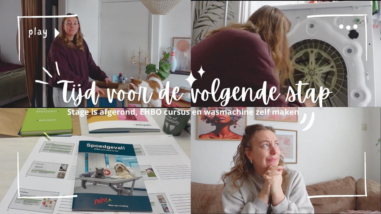 KLAAR VOOR DE VOLGENDE STAP, EHBO CURSUS HOND EN KAT, VINTED PAKKETJE | Sophie Hol | 2026