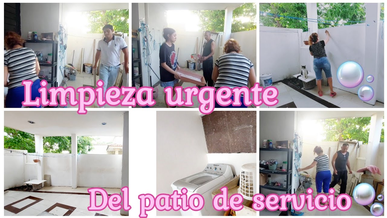 Daba @sco este patio🥴 limpieza profunda en lavanderí🧼🫧