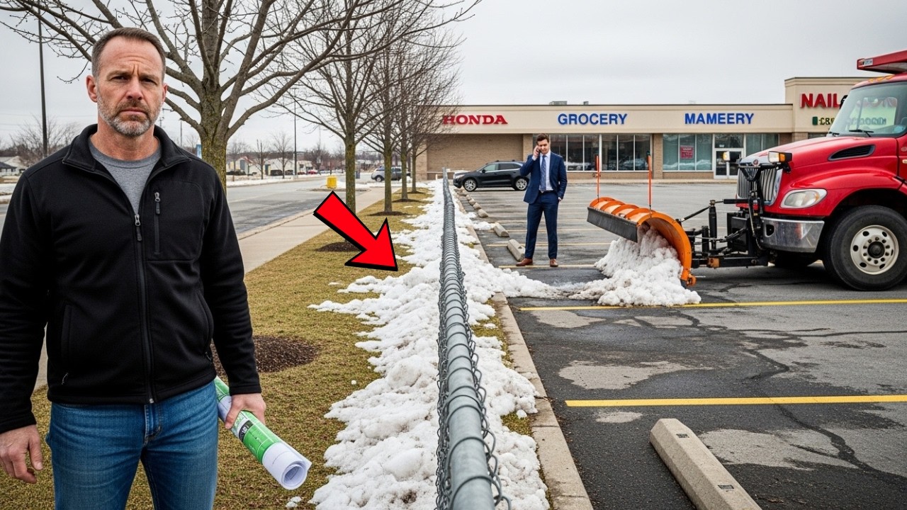 They Dumped Snow on My Lawn for Years   So I Buried Their Parking Lot