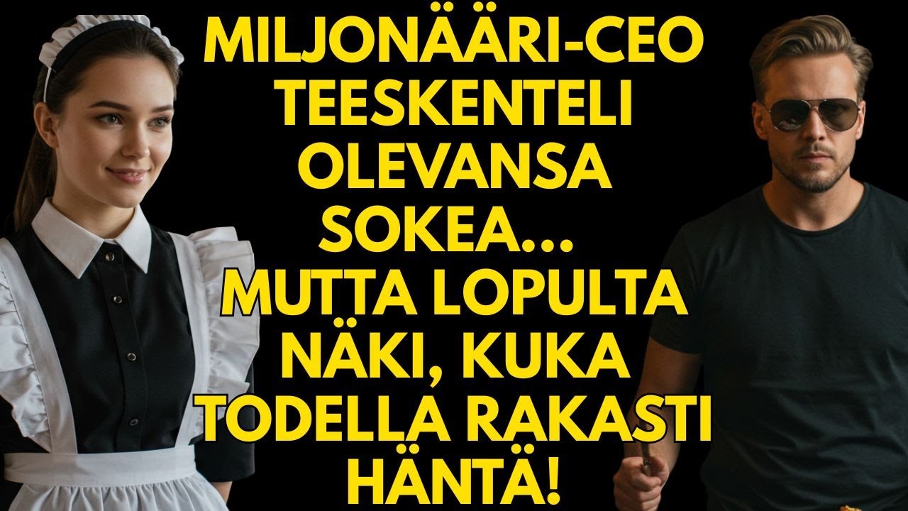 Miljonääri-CEO teeskenteli olevansa sokea... mutta lopulta näki, kuka todella rakasti häntä!