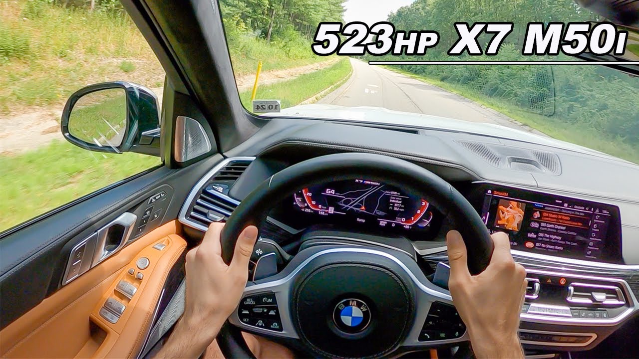 Brutally Quick 3 Row Limo SUV - 2020 BMW X7 M50i POV Drive