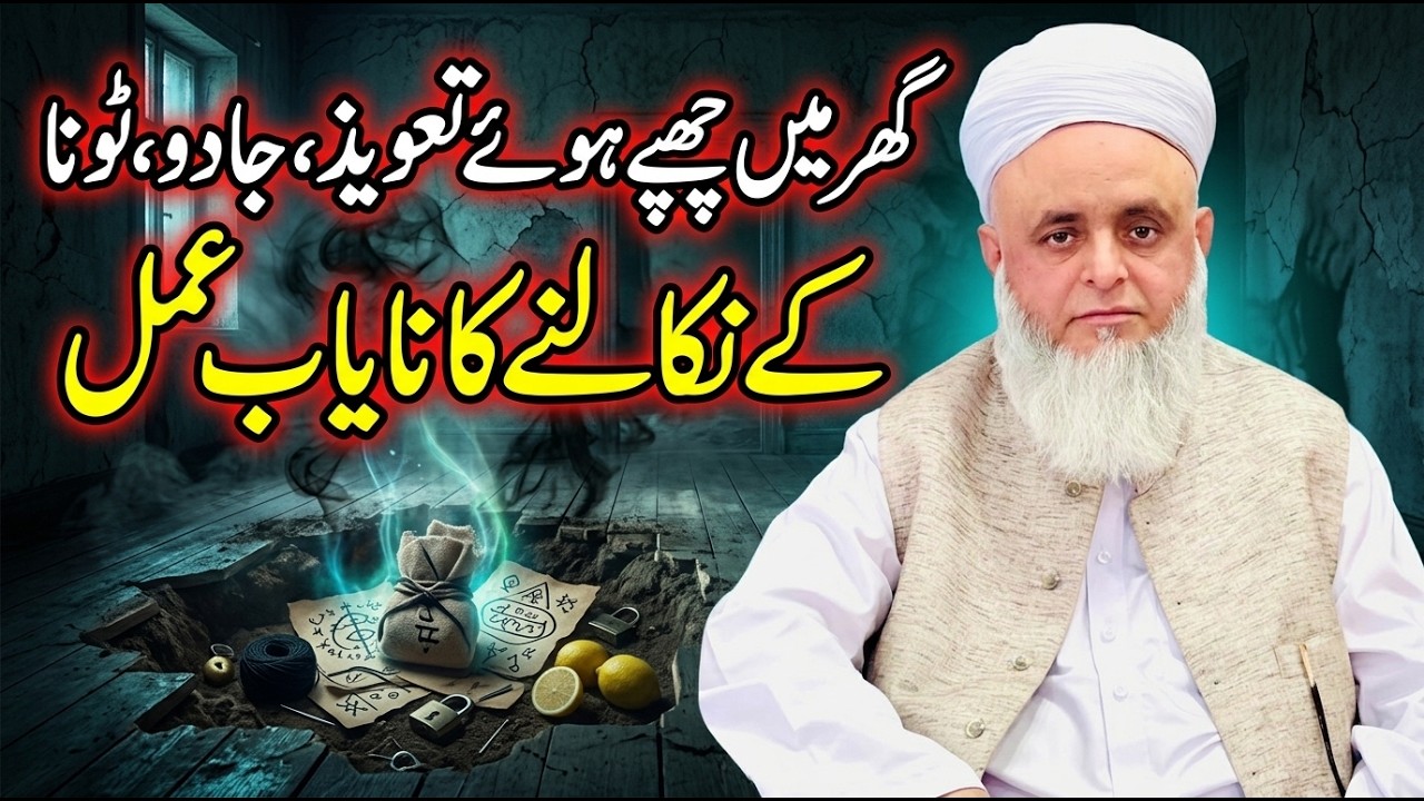 گھر میں چھپے ہوئے تعویذ، جادو، ٹونا || کے نکالنے کا نایاب عمل||  مولانا شہریار احمد مدنی