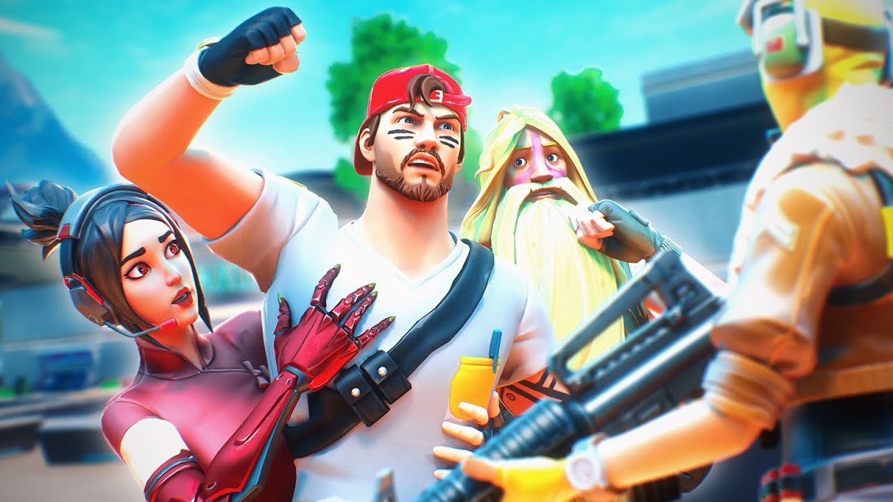 Nickmercs Wanted To FIGHT This Guy in Random Squads! (Fortnite Battle Royale)