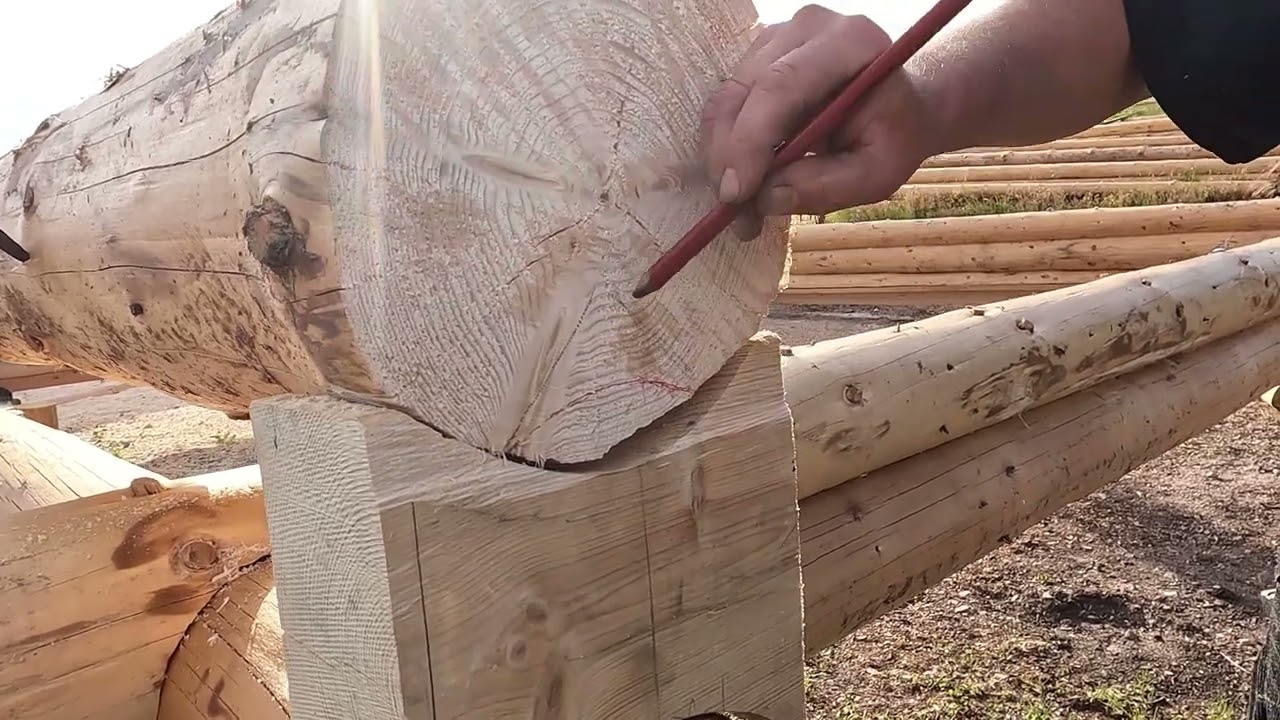 Wie ein Blockhaus entsteht