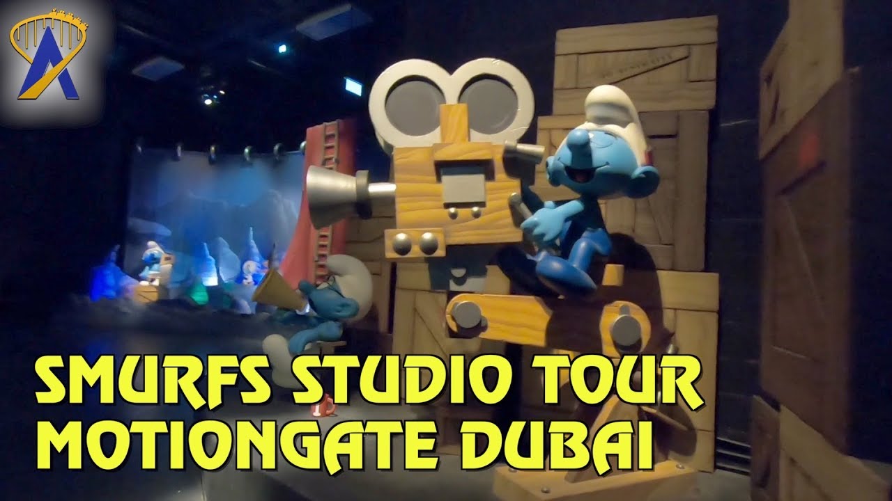 Smurfs Studio Tour Ride POV at Motiongate Dubai