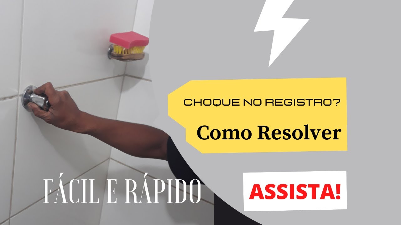 CHOQUE NO REGISTRO DO CHUVEIRO? (SAIBA COMO RESOLVER) Fácil e Prático!