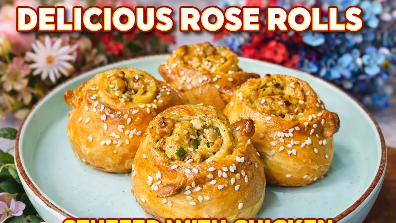 Delicious Rose Rolls for Iftar 🌹 | Soft & Fluffy Ramadan Special Recipe | Quick Iftar Recipe