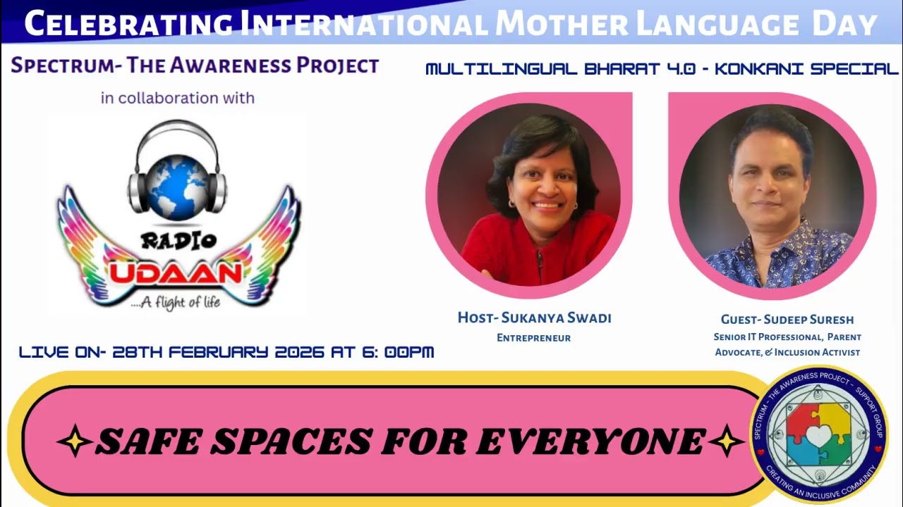 Creating Safe Social Spaces for all - A special session in KONKANI