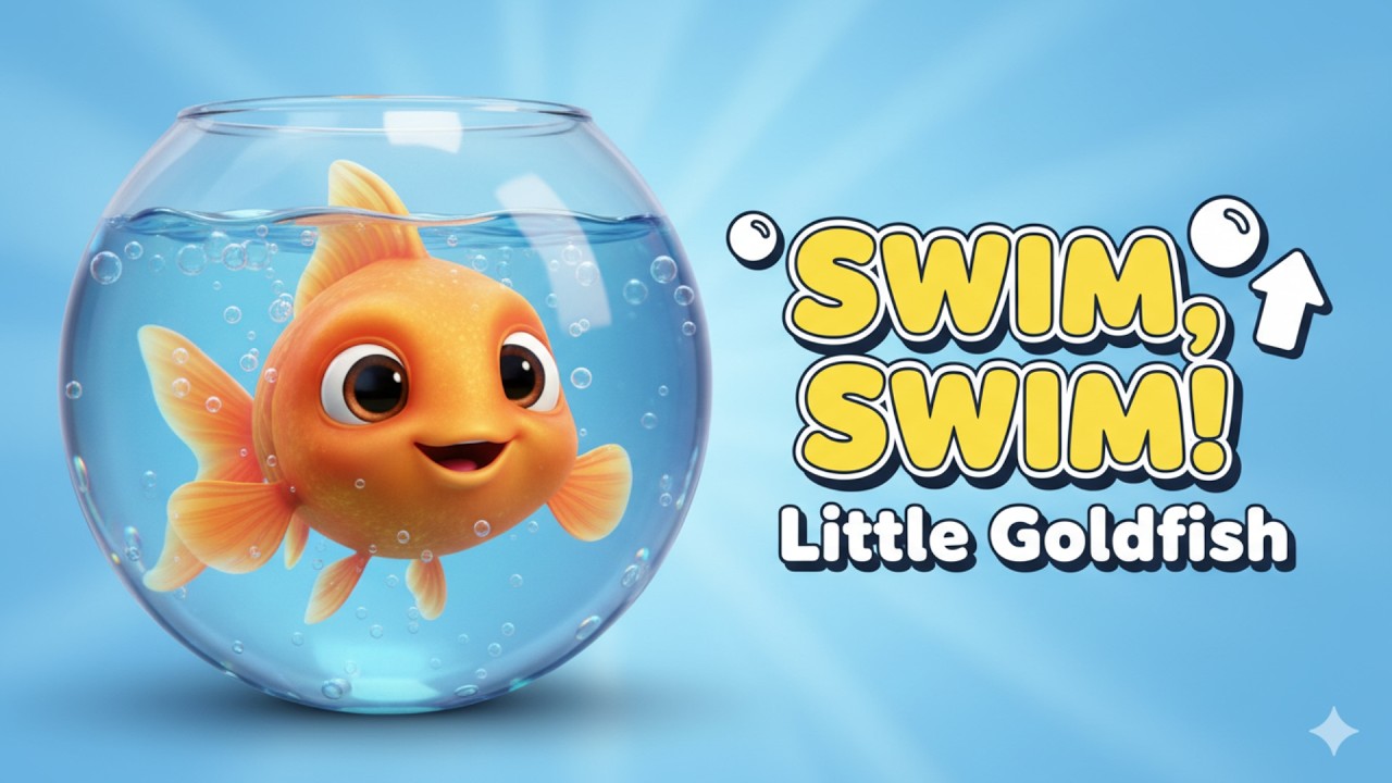 Little Goldfish in the Water | Swim Song for Kids | Learn English (Up & Down) | Smart TVT