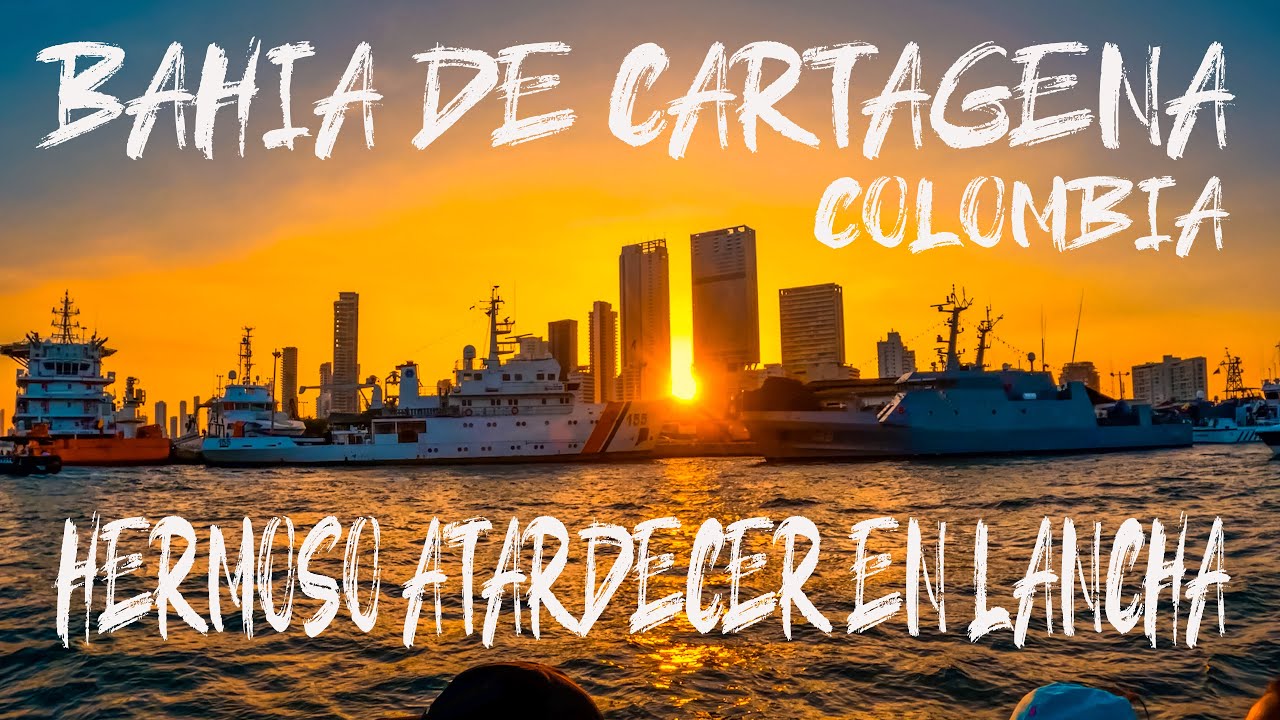 Cartagena al Atardecer: Un Paseo en Lancha por la Bahía de Ensueño (Colombia)