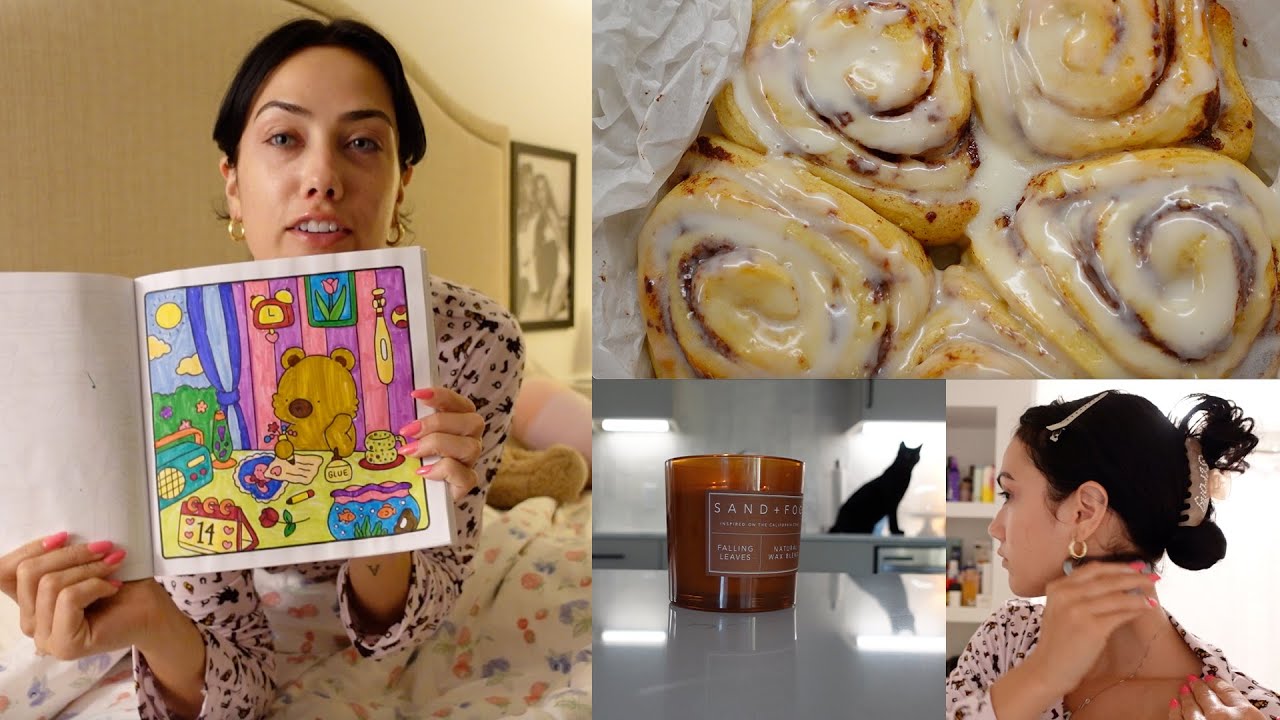 doing little things that make me happy | cozy night time vlog