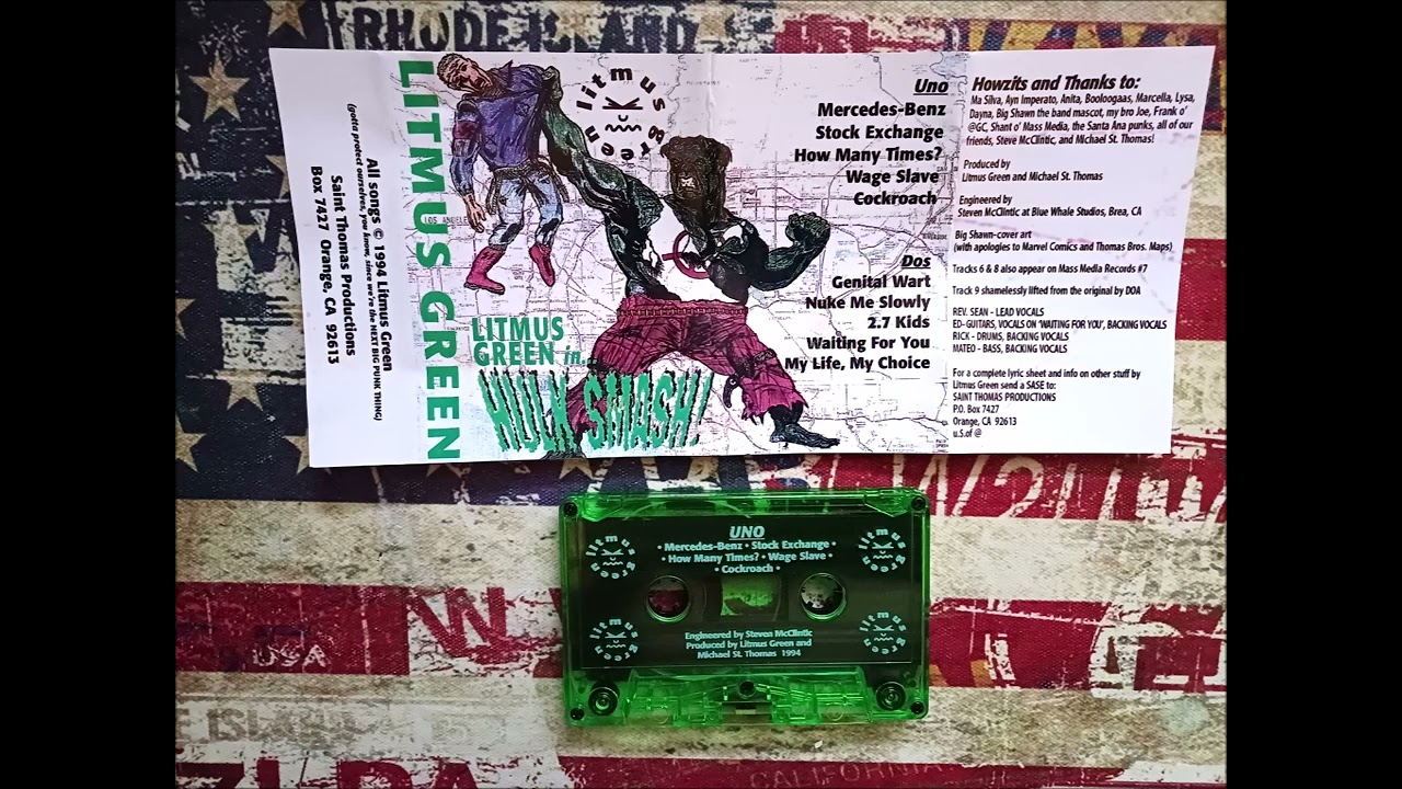 Litmus Green - Hulk Smash! - Demo Tape 1994