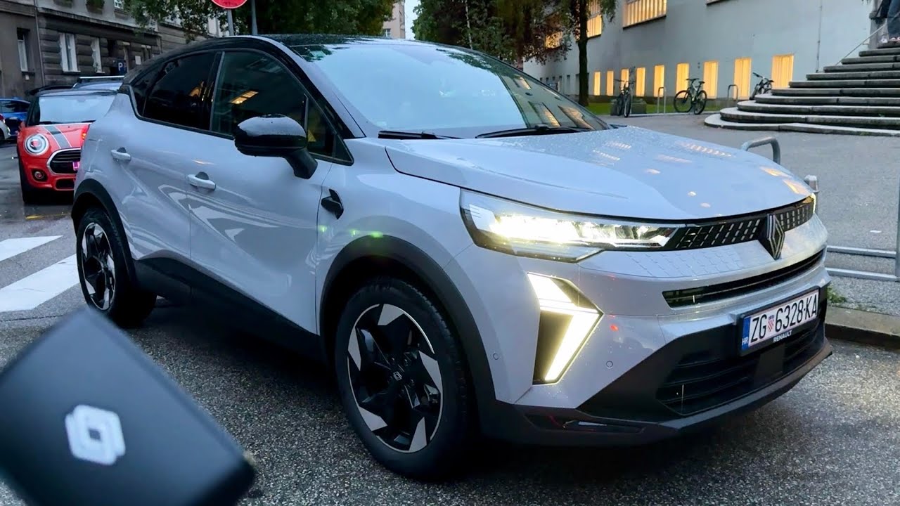New RENAULT CAPTUR FACELIFT 2025 - rainy EVENING POV test drive (Techno, FULL HYBRID)