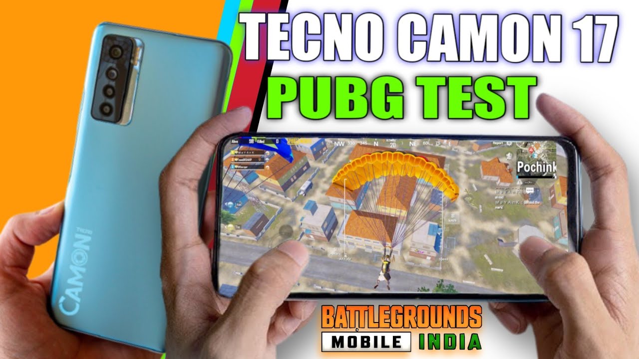 TECNO CAMON 17 PUBG TEST & BGMI TEST, Gaming Test & Graphics Test 🔥🔥🔥