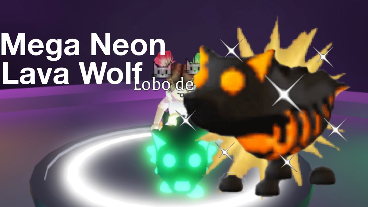 Mega Neon Lava Wolf