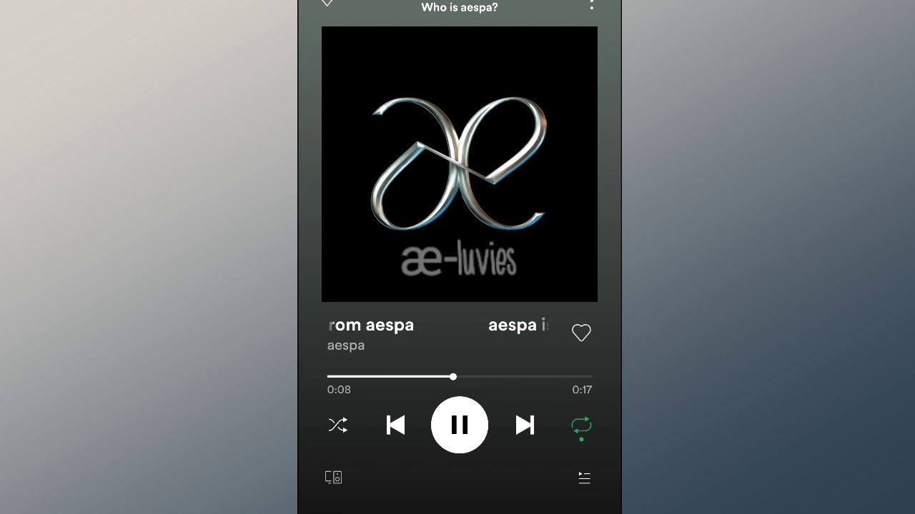 AESPA ON SPOTIFY | FIRST MESSAGE FROM AESPA MEMBERS