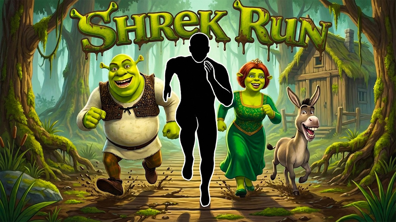 Immersive Interactive Warm Up丨SHREK RUN | Viral Interactive Game