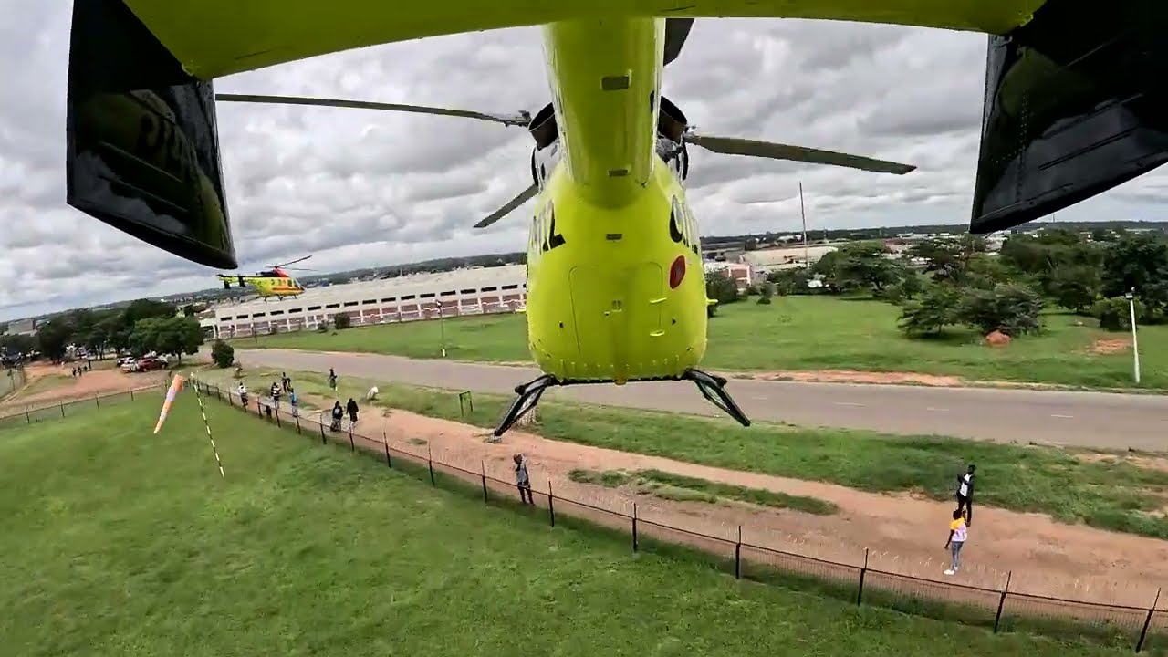 Ansat helicopter flights in formations