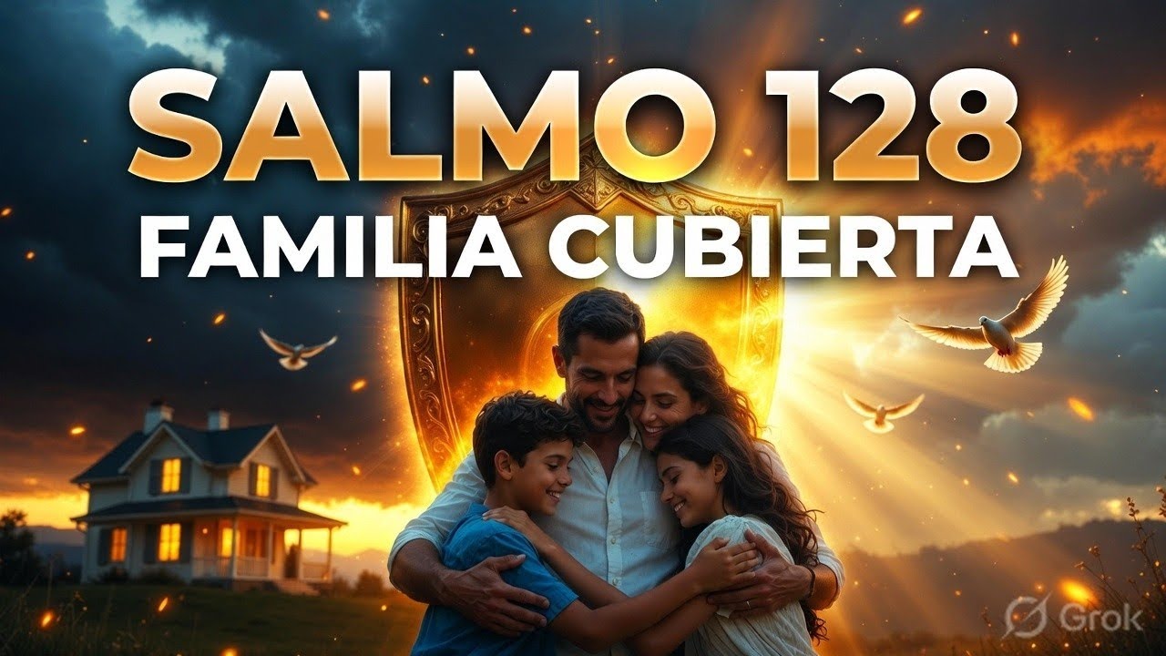 SALMO 128 🙏 Dios Está Cubriendo Tu Casa y Tu Familia Hoy | Oración Poderosa de Bendición