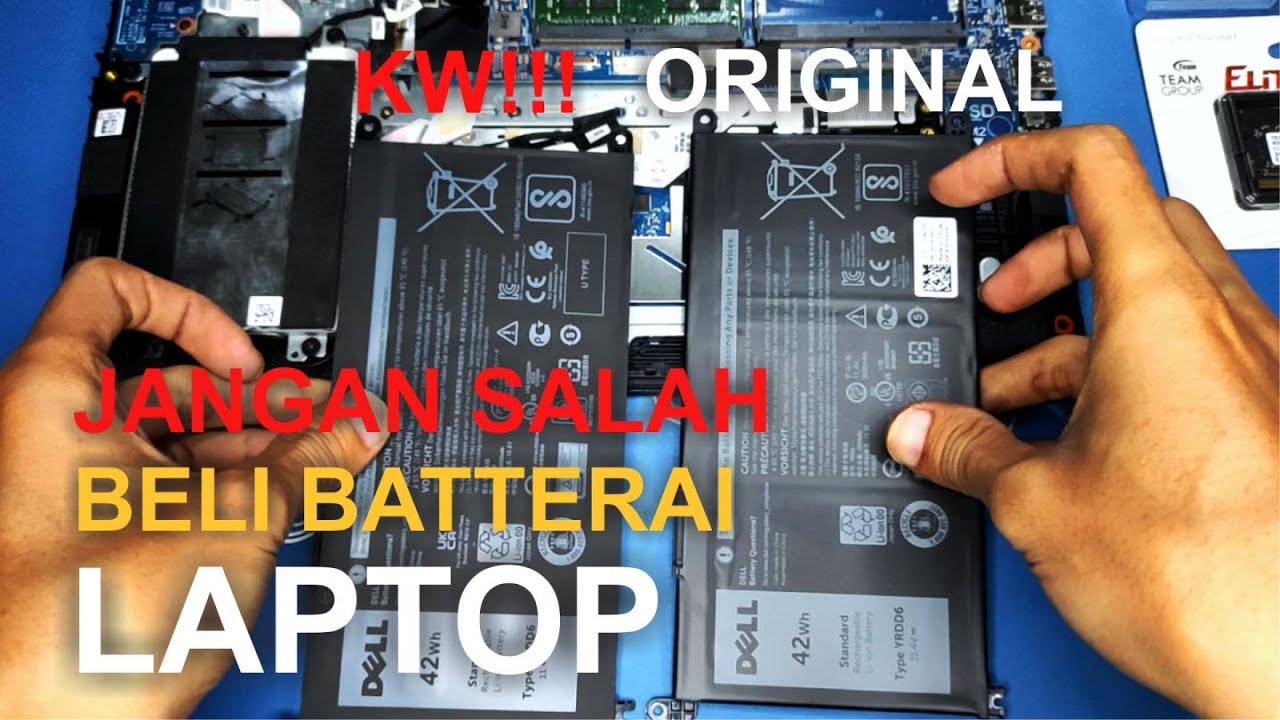 Tutorial Memilih, checking dan Mengganti Batterai Laptop