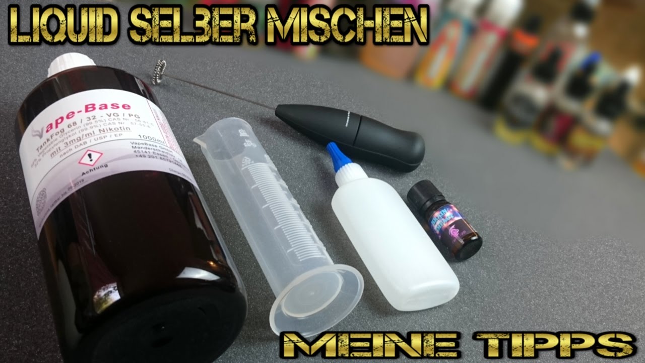 Liquid selber mischen &diams; Meine Tipps &diams; DampfKraft