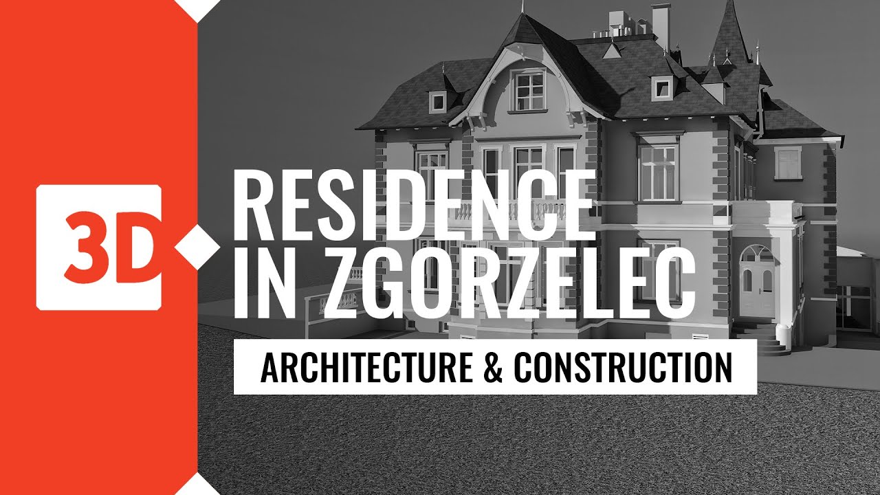 Laser scanning to BIM model - the residence in Zgorzelec, Poland