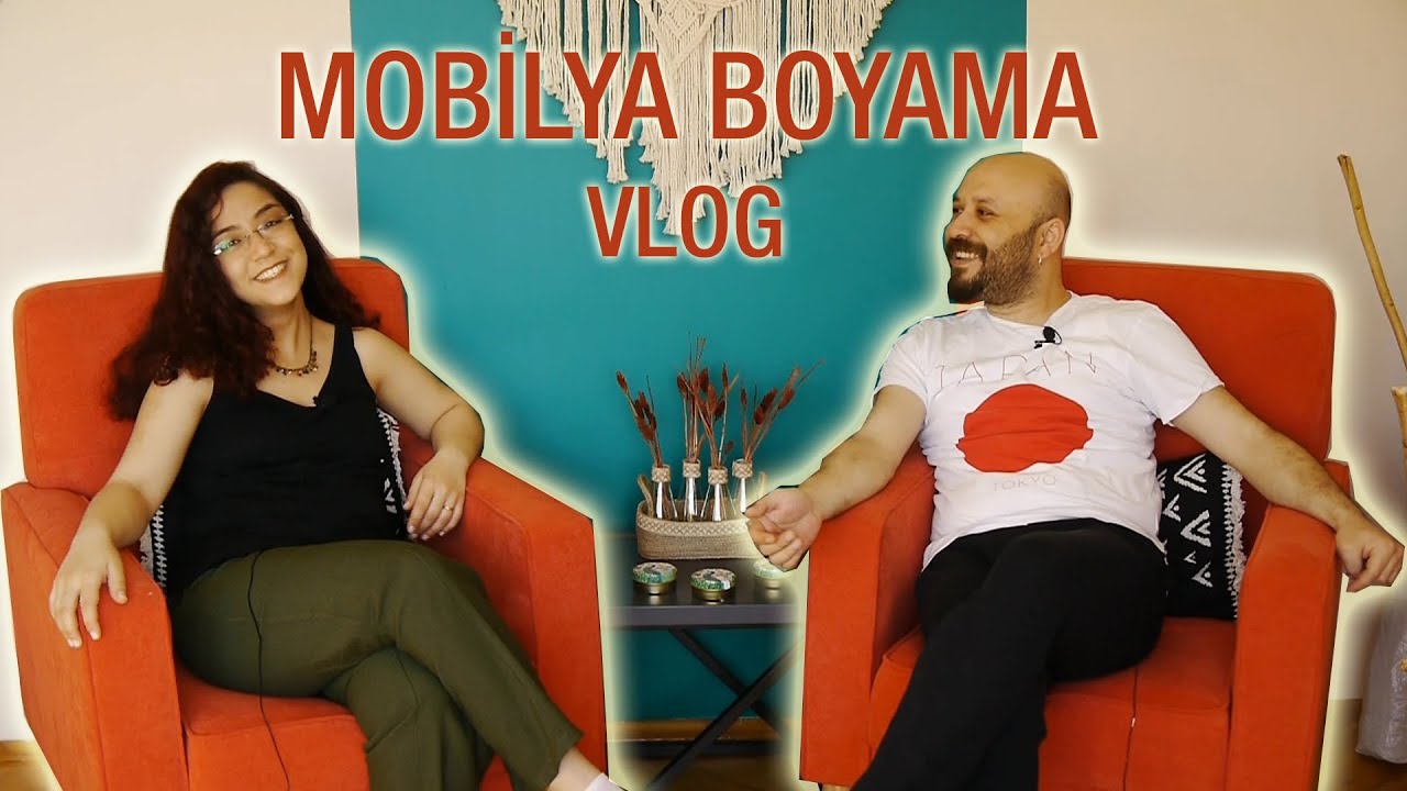 MOBİLYA BOYAMA | VLOG (Eski mobilyalarımızı boyarken çokça sohbet ettik)
