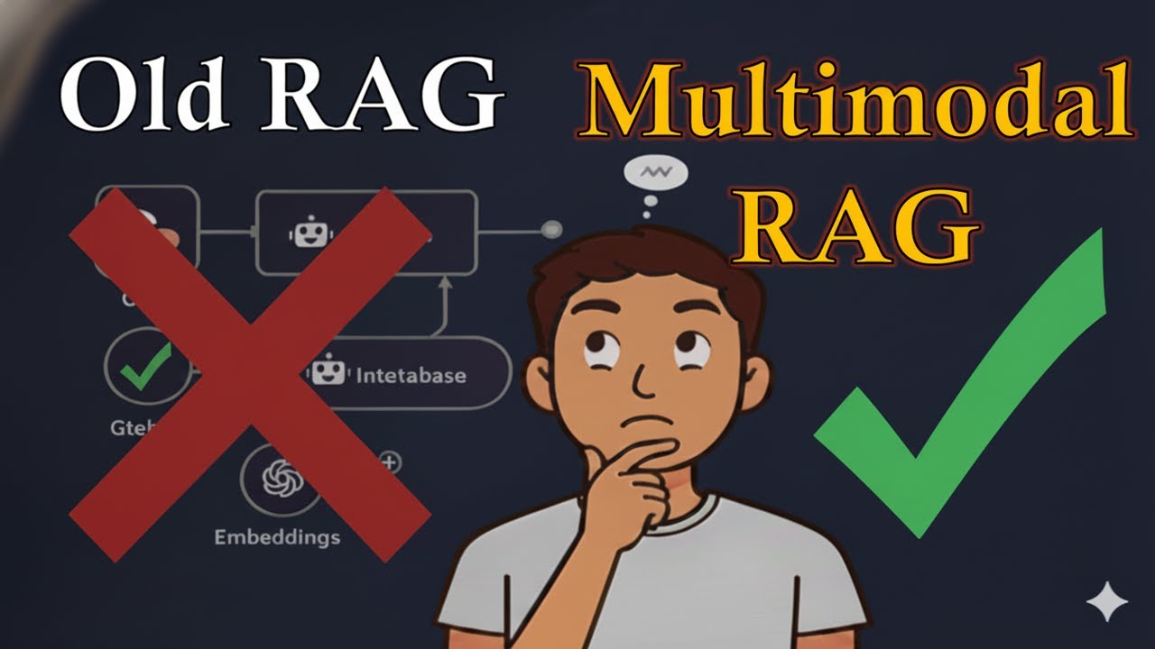 1- ليه الــ Multimodal RAG هو مستقبل الذكاء الاصطناعي؟! 🔥