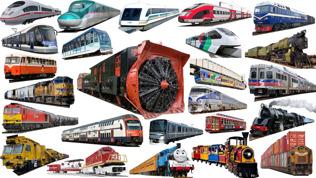 TRAINS AND RAILWAYS - All Types of Trains in One Compilation | Bullet Train, Subway, Maglev, SEPTA
