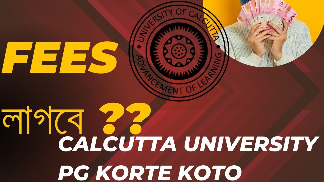 Calcutta university pg fees structure