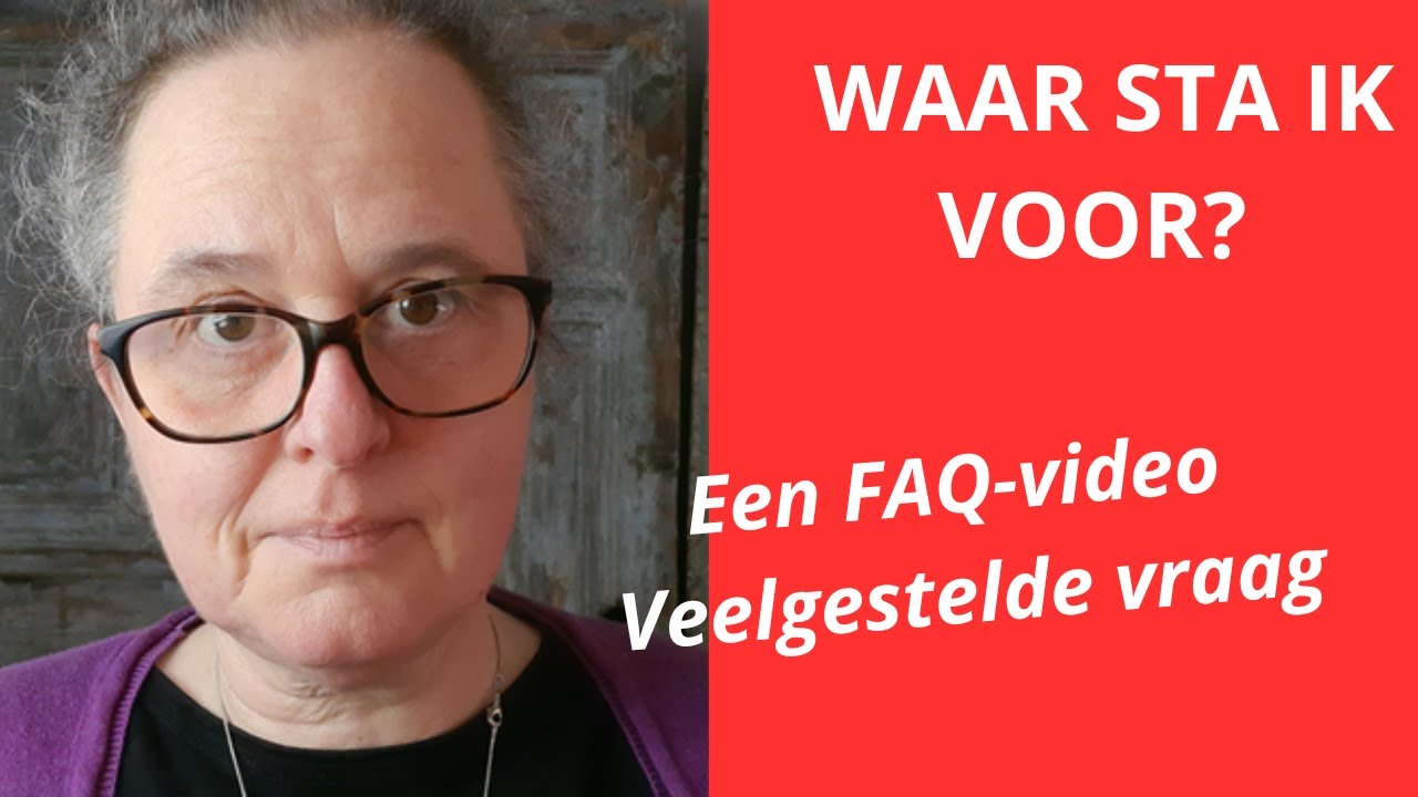 WAAR STA IK VOOR?