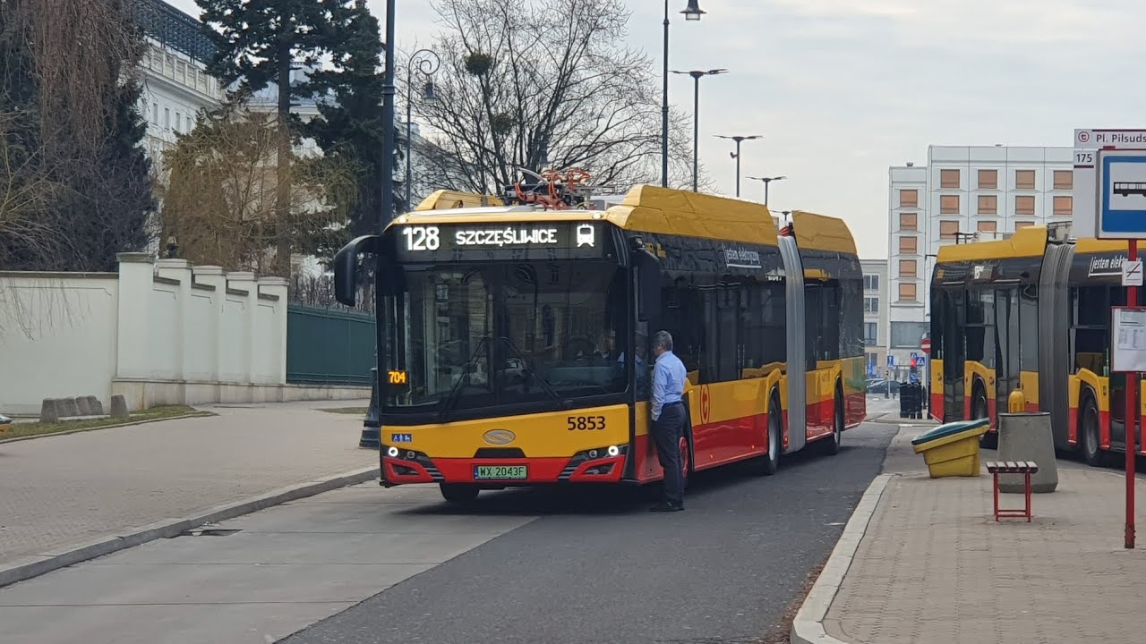 [128] MZA Warszawa - Przejazd SU18 IV Electric #5853 na linii 128➡️ Szczęśliwice
