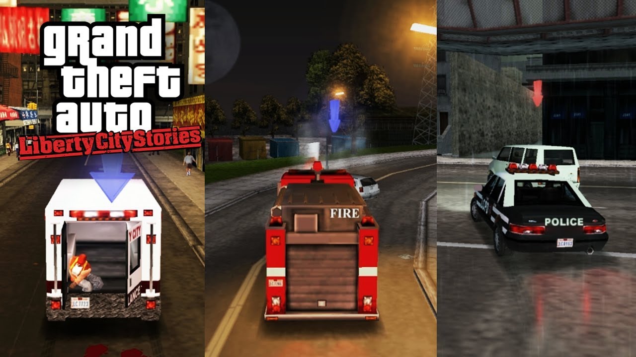 GTA: Liberty City Stories - Side-Missions - Paramedic, Firefighter & Vigilante