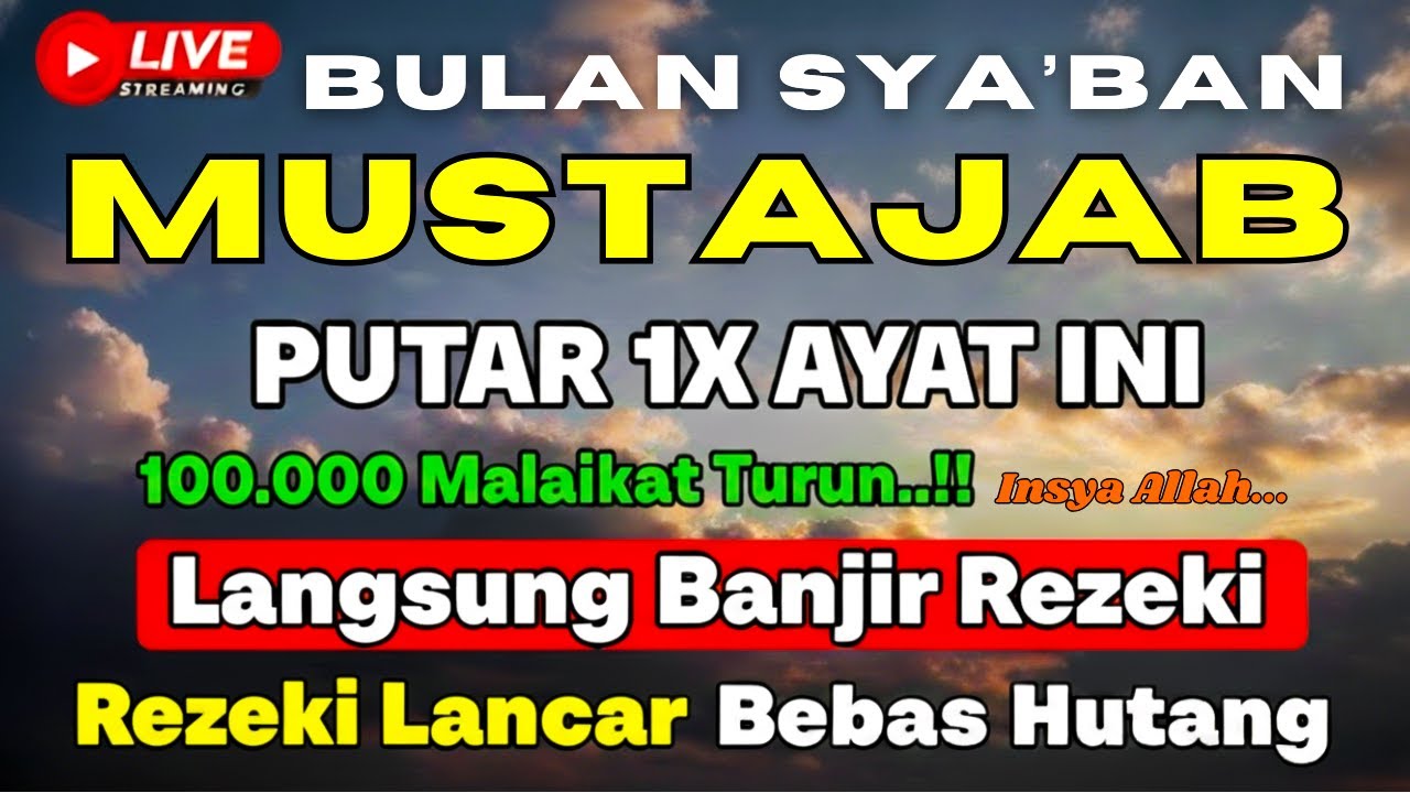 PUTAR DZIKIR INI..❗ InsyaAllah Rezekimu Langsung Mengalir Deras - Doa Mustajab Pembuka Pintu Rezeki