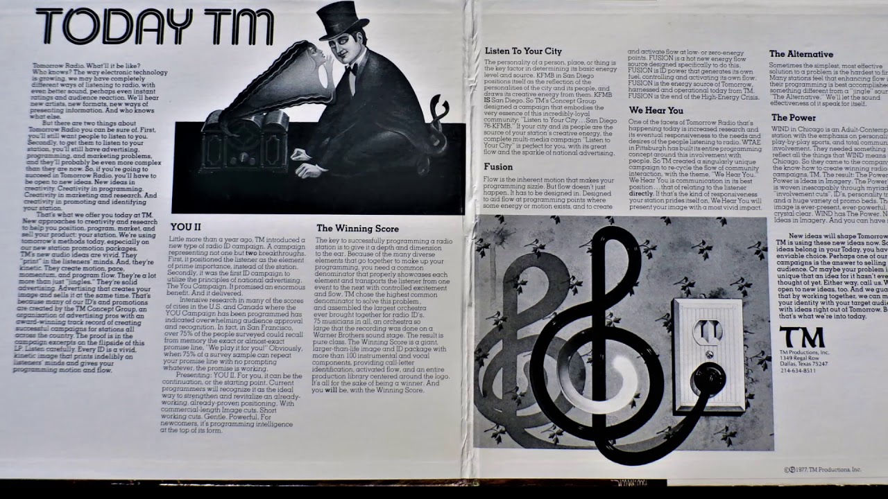 The Winning Score-Tomorrow Radio from TM Productions Full Radio station ID'S with