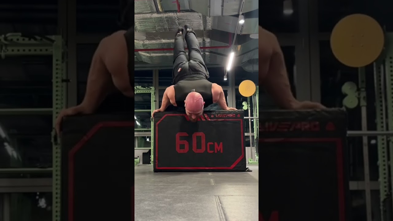 60cm Jump on Hands 🤔#maybe #worldrecord