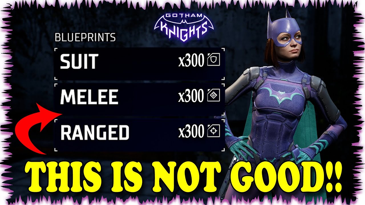 BLUEPRINTS WILL MAX QUICKLY!! All Low Level & Duplicates Are Saved!! Gotham Knights