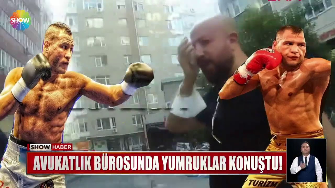 Avukatlık bürosunda yumruklar konuştu!