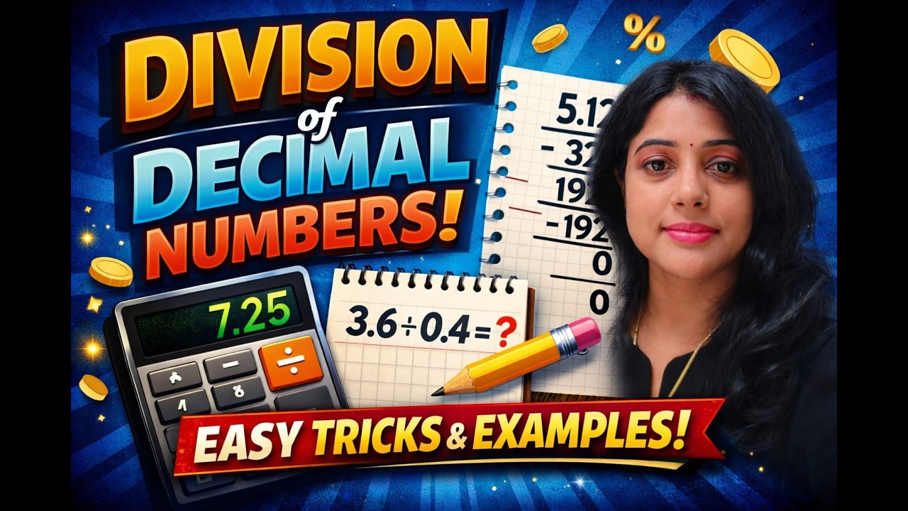 Division of Decimal Numbers | Class 5 Maths | Easy Explanation | Maths Concept with Itishree