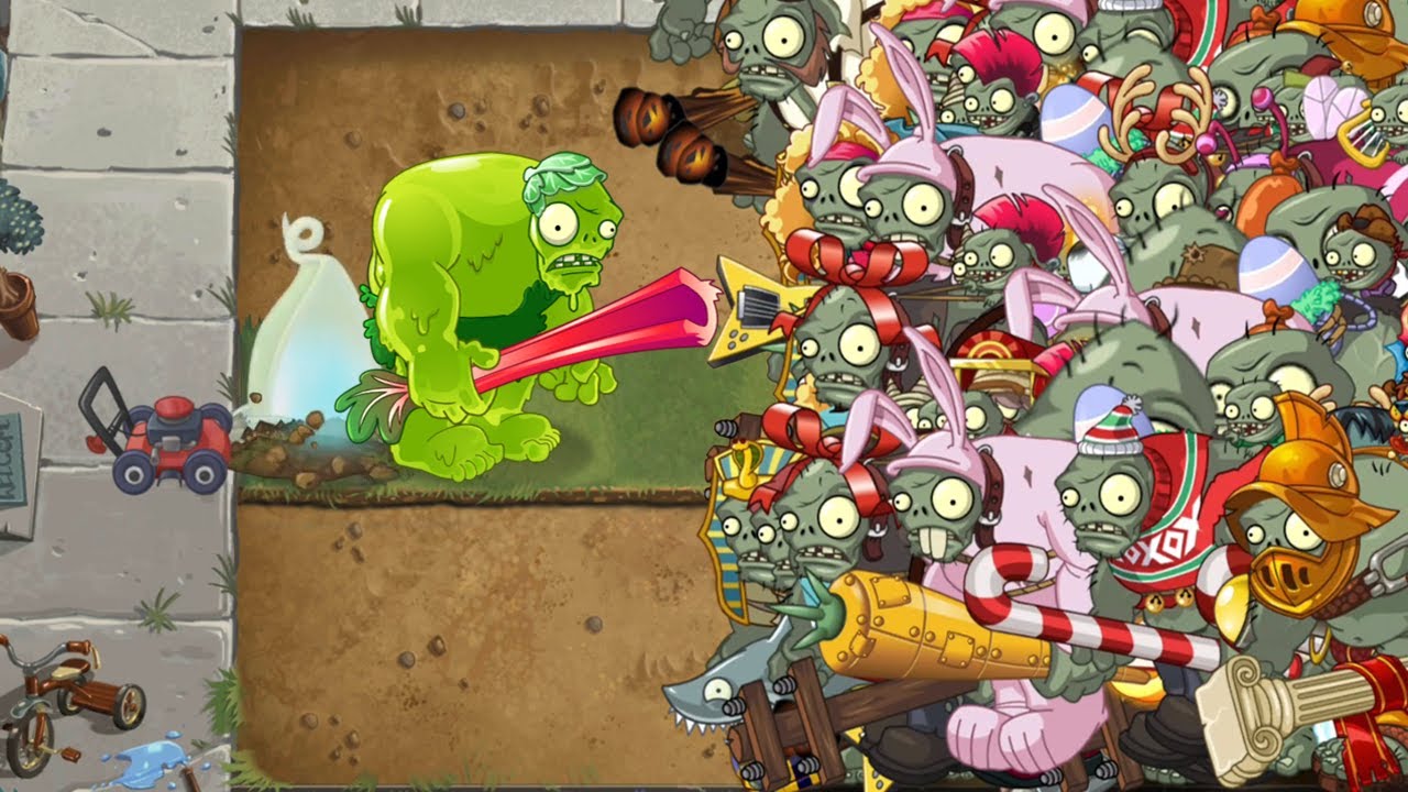 Plants vs Zombies 2 - Zomboides vs 9999 Zombistein