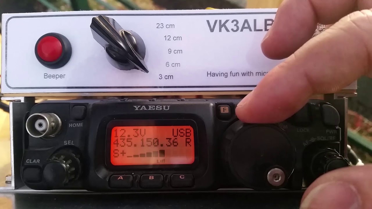 VK1RX portable VK3 10GHz