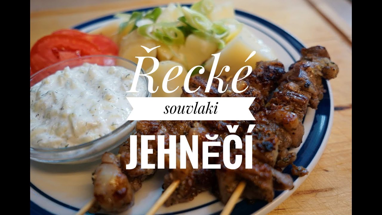 Řecké souvlaki -Jehněčí (recept)