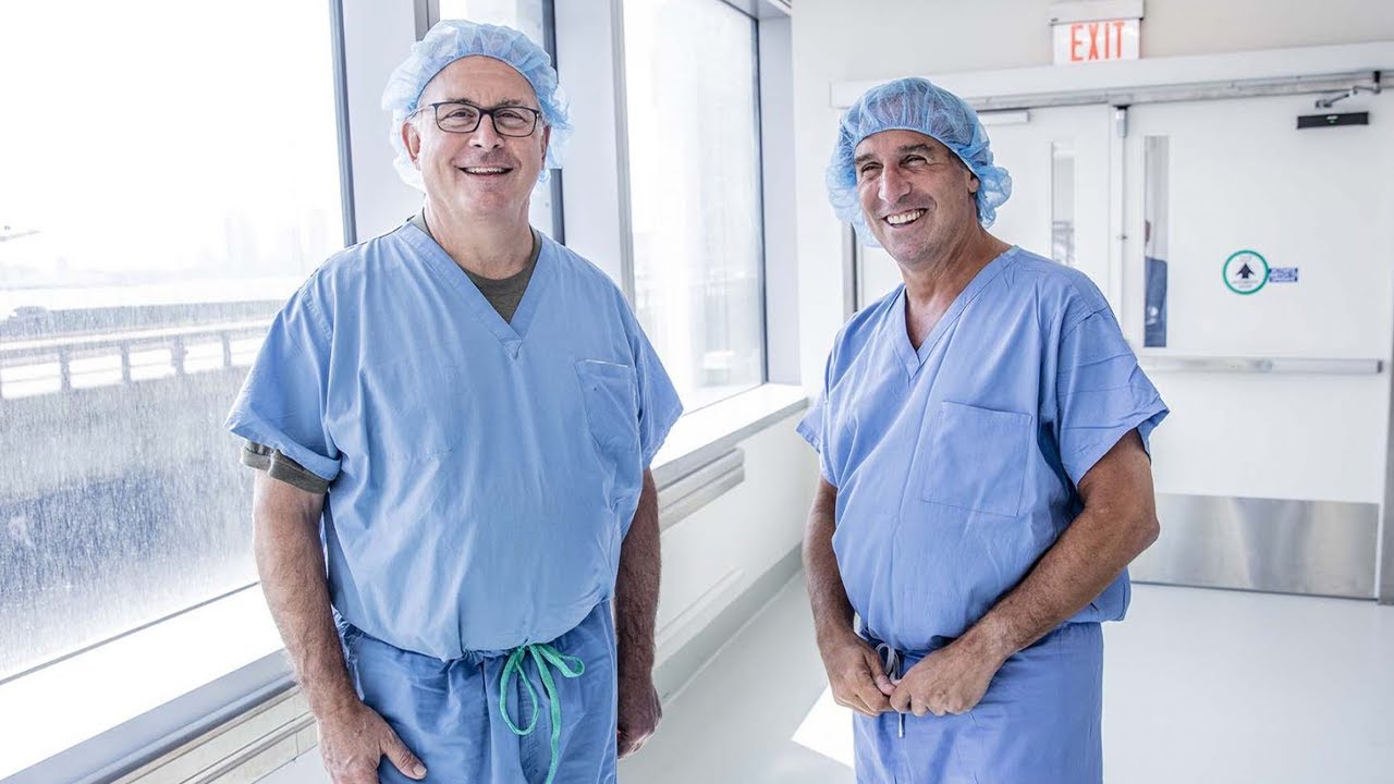 Dr. Tom Roland and Dr. John Golfinos of NYU Medical Center