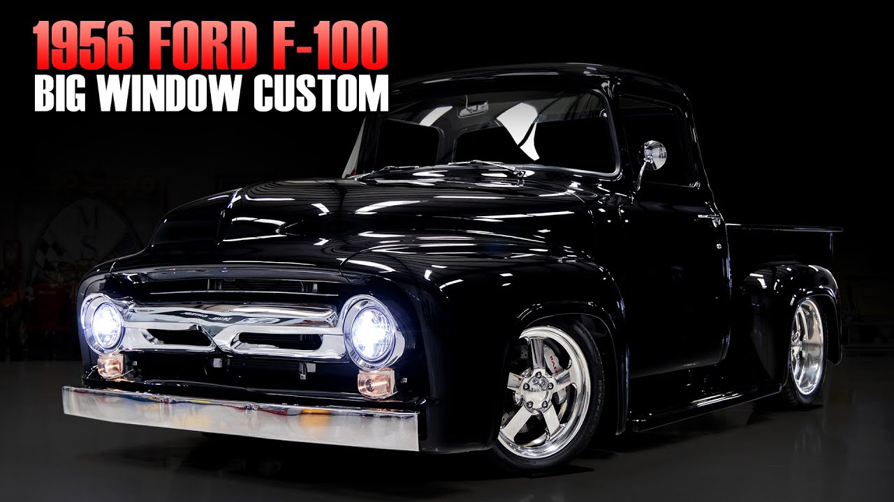 1956 Ford F-100 Big Window Custom Pickup – The Black Beauty | Classic Truck Restoration