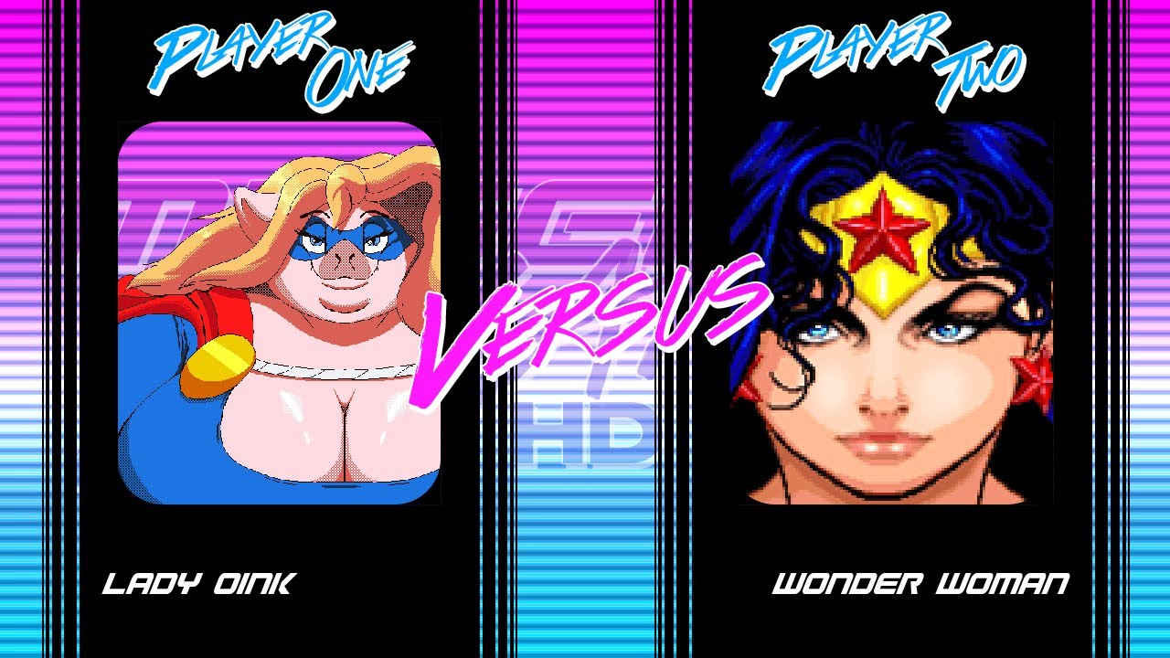 M.U.G.E.N Battles: Lady Oink Vs Wonder Woman