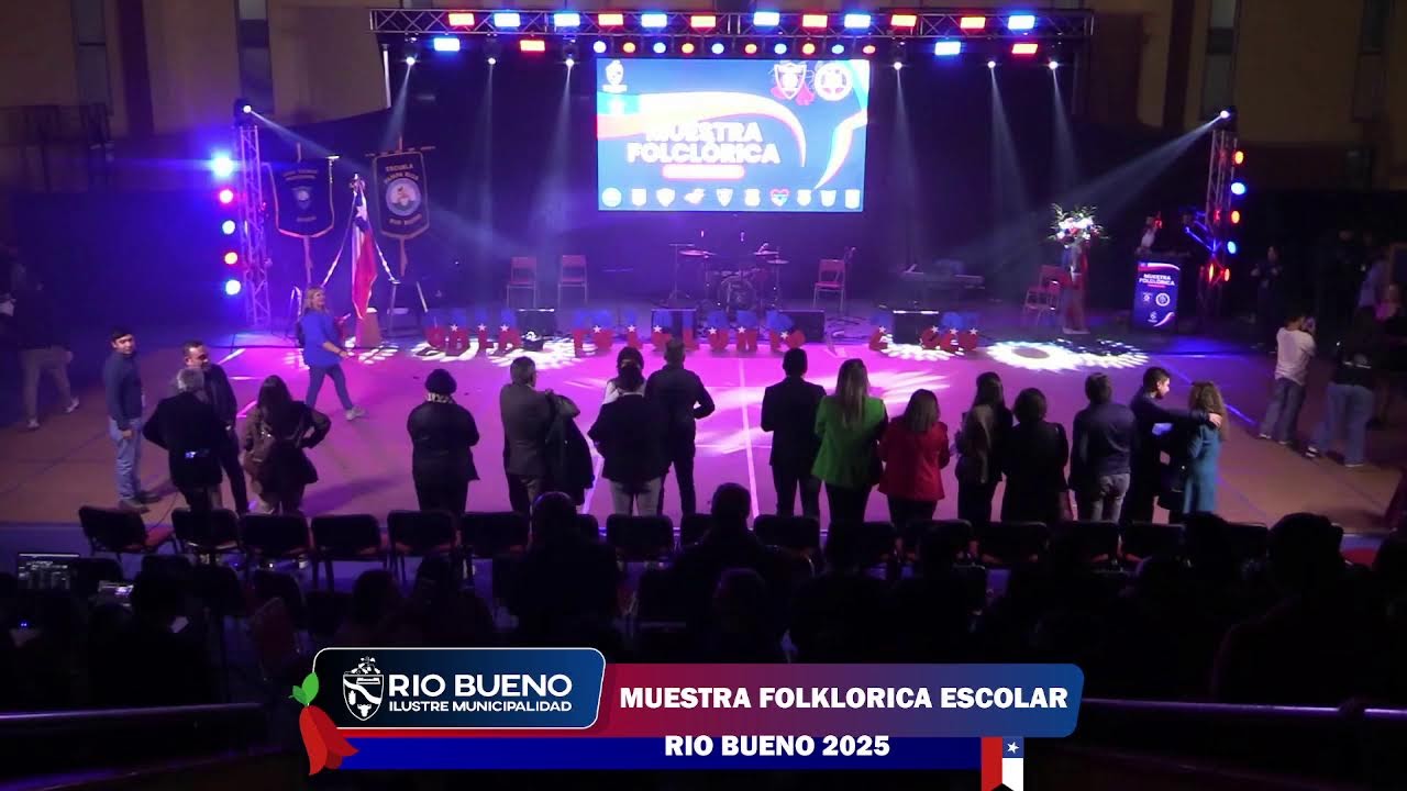 Muestra folclórica Escolar Rio Bueno 2025