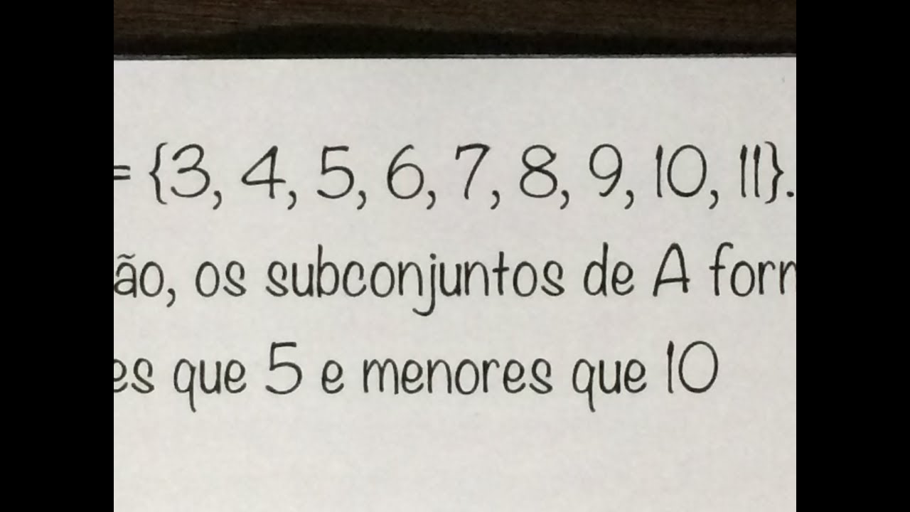 MFUNA | Cj1 - Representação de CONJUNTOS em extensão e por compreensão