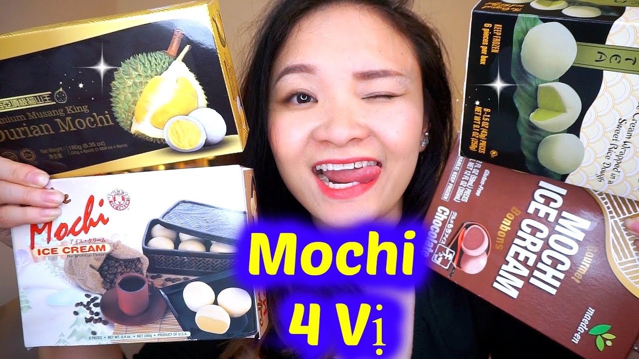 Ăn Thử Kem MOCHI 4 Vị Khác Nhau | Try Mochi Ice Cream ♡ BeeSweetiee